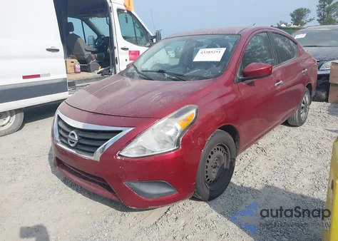 2016 Nissan Versa 1.6 S/1.6 S+/1.6 Sl/1.6 Sv from USA, damaged, VIN 3N1CN7AP7GL867463